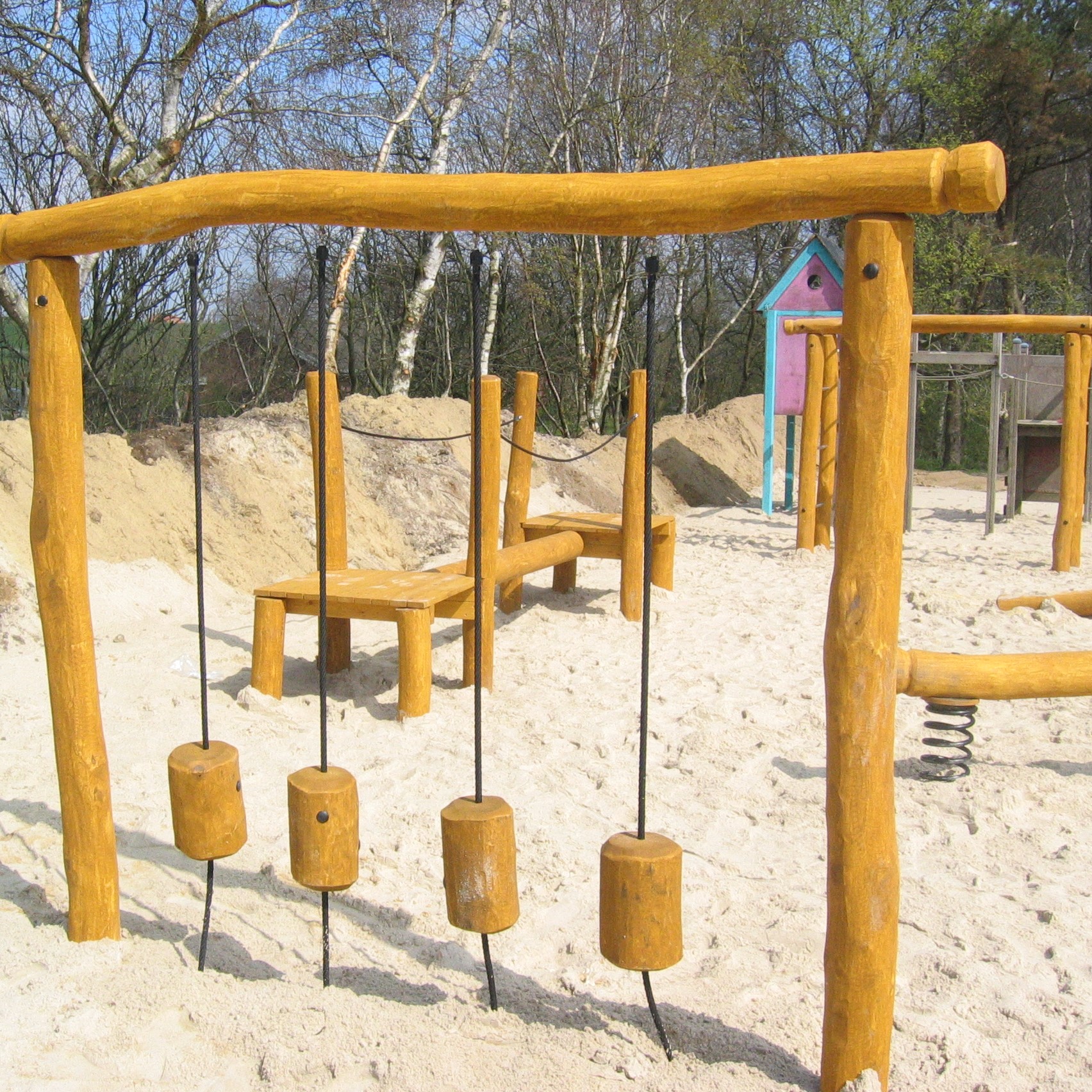 Kletterparcours für den Spielplatz, Robinie, Norna Spielplatzgeräte