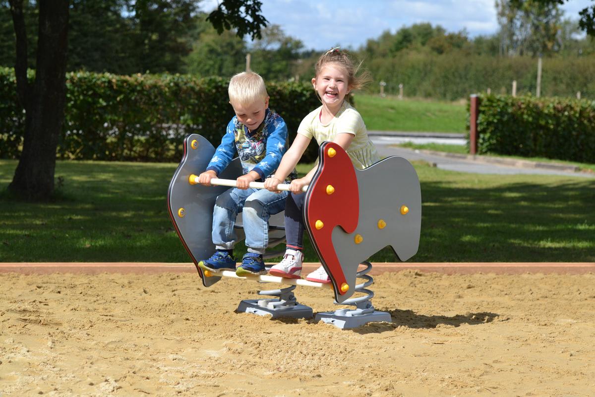 Federwippgerät für zwei Kinder, Elefant